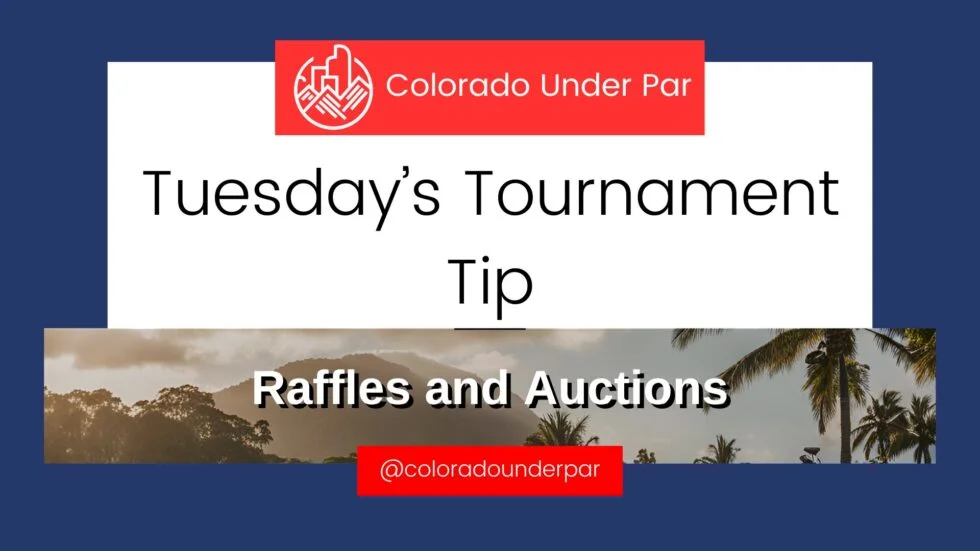 Tuesday’s Tournament Tip: Raffles and Auctions 🎟️