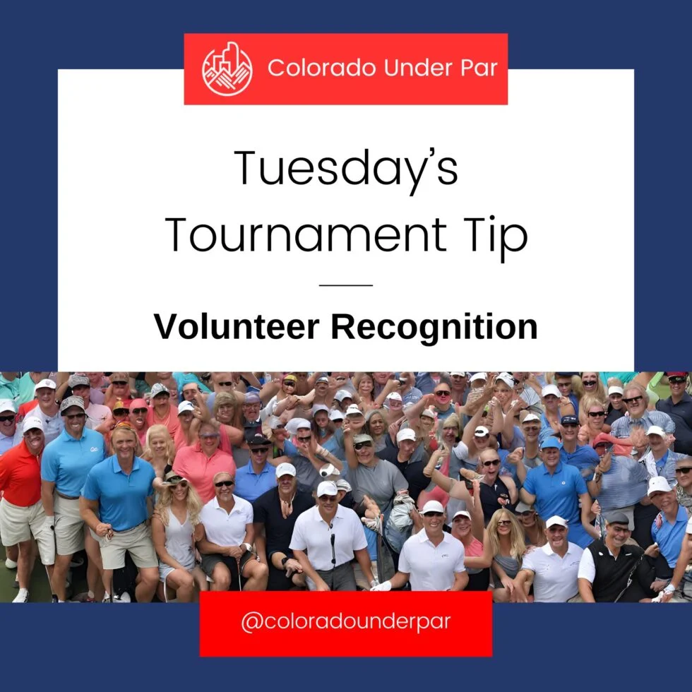Tuesday’s Tournament Tip: Volunteer Recognition 🧍‍♀️🧍