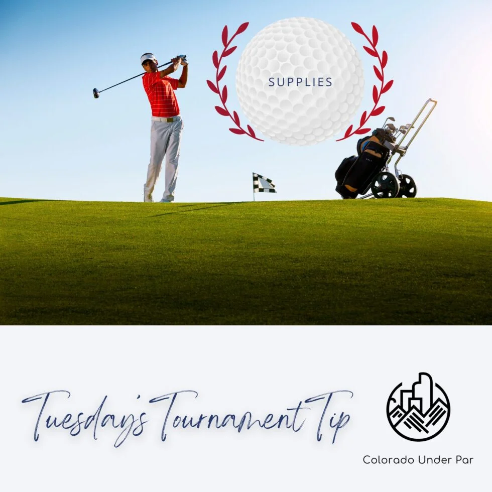 Tuesday Tournament Tip: Essential Supplies for a Seamless Golf Event