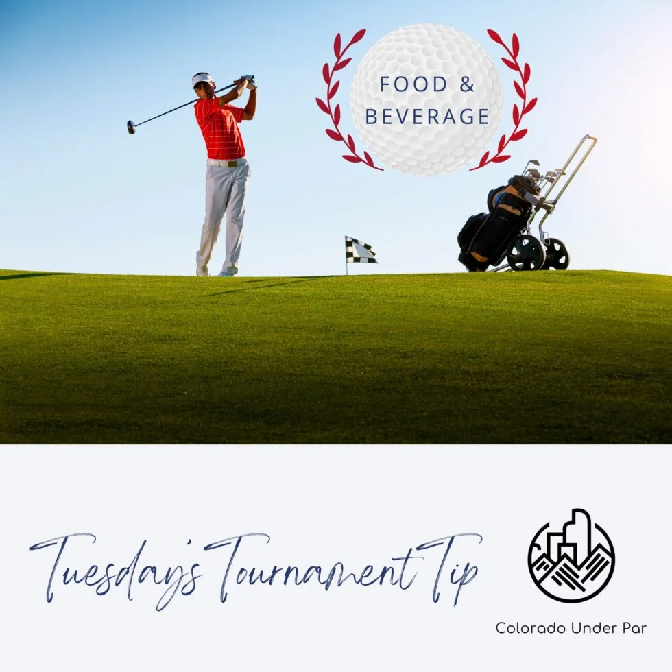 ⛳️ Mastering Golf Event Logistics: Navigating Food & Beverage