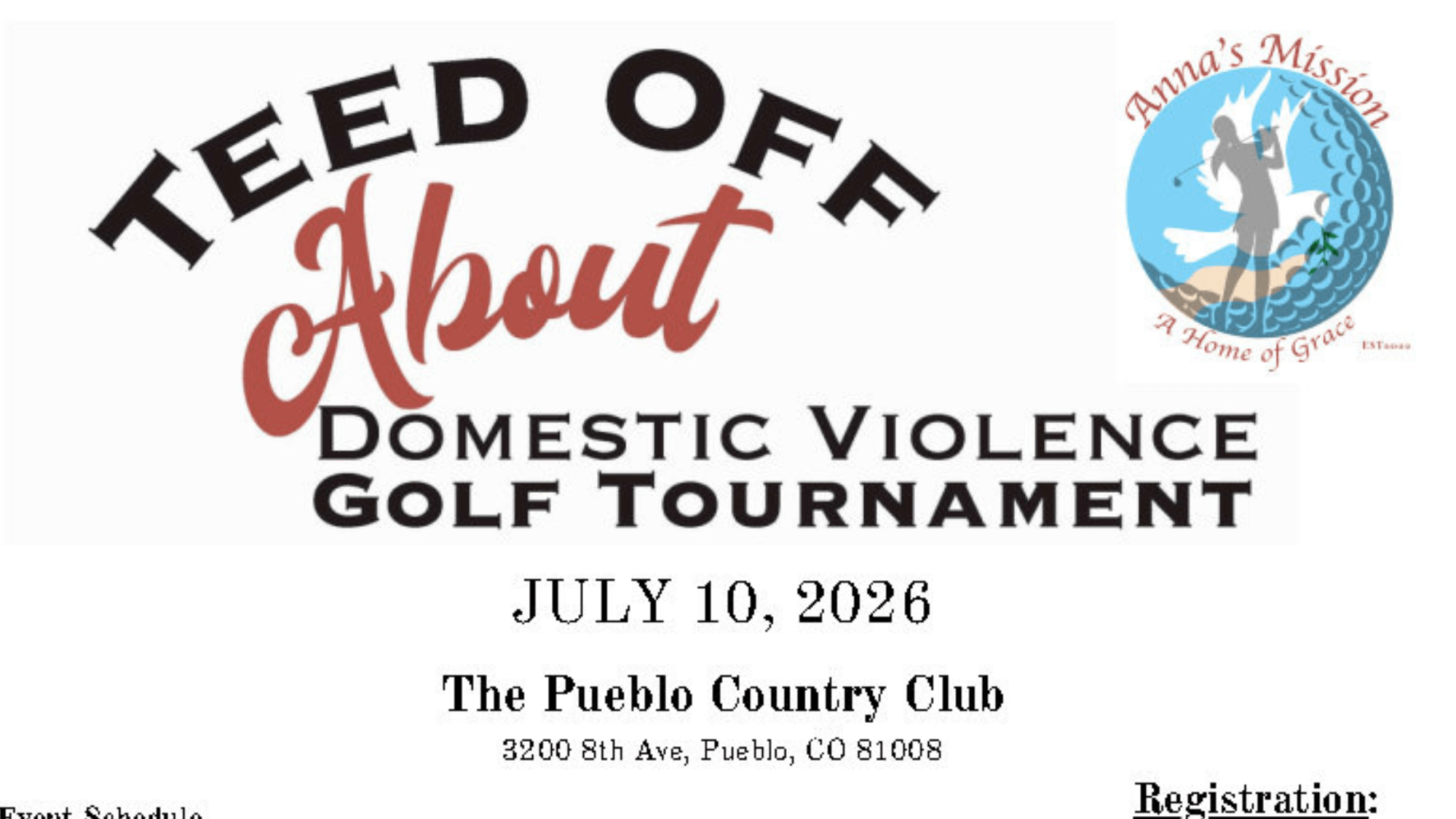 Teed Off About Domestic Violence Golf Tournament Featured logo file