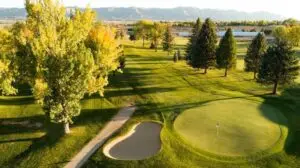 Conquistador Golf Course, a public 18-hole golf course in Cortez, Colorado, near Mesa Verde National Park