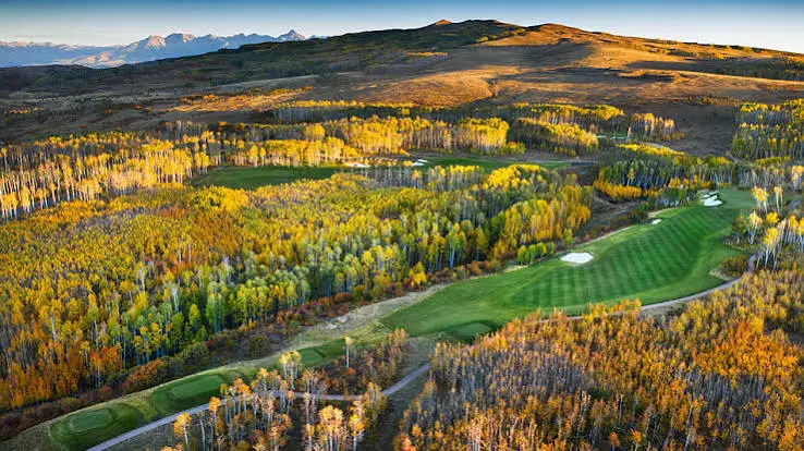 Cornerstone Club, a private Greg Norman-designed golf course set atop the Uncompahgre Plateau near Montrose, Colorado