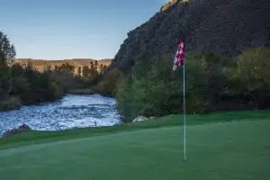 Dos Rios Golf Club, a public 18-hole golf course in Gunnison, Colorado