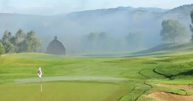 Eagle Springs Golf Club, a private 18-hole golf course in Wolcott, Colorado, designed by Tom Weiskopf and Jay Morrish