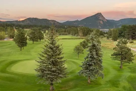 Lake Estes Golf Course, a 9-hole executive golf and disc golf course in Estes Park, Colorado