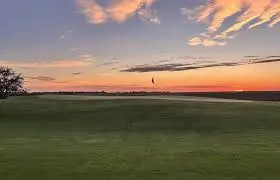 Golf course fairway on the Eastern Plains at F&H Park and Recreation District near Haxtun, Colorado