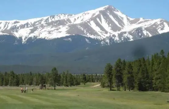 Fairway at Mount Massive Golf Course in the Arkansas River Valley near Leadville, Colorado, North America's highest golf course