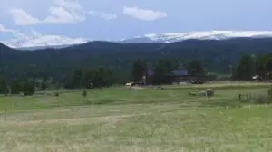 Mountain Meadows Golf Course, a rustic 9-hole sand-green golf course in Red Feather Lakes, Colorado