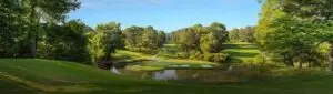Golf course fairway at Plainsman Golf Club in Kirk, Colorado