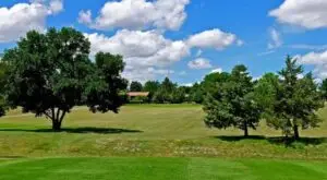 Golf course fairway at Prairie Pines Golf Club in Burlington, Colorado