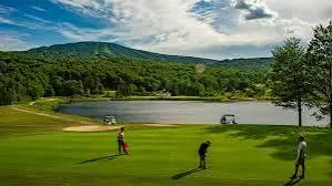 Golf course fairway at Stratton Golf Course in Stratton, Colorado