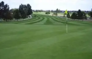 Golf course fairway at Tamarack Golf Course in Limon, Colorado