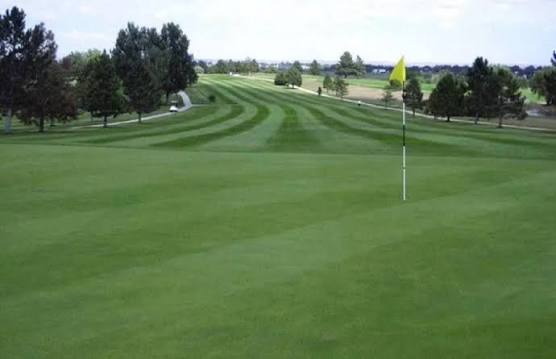 Golf course fairway at Tamarack Golf Course in Limon, Colorado