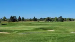 Golf course fairway at Washington County Golf Club in Akron, Colorado