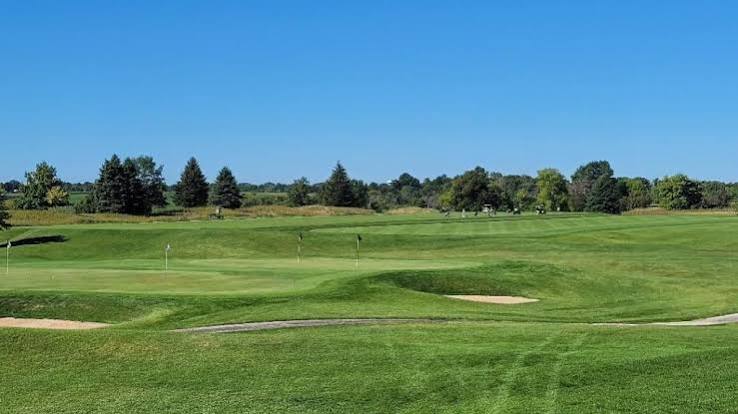 Golf course fairway at Washington County Golf Club in Akron, Colorado