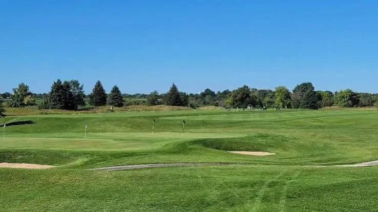 Golf course fairway at Washington County Golf Club in Akron, Colorado