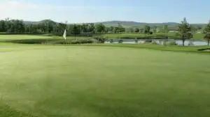 Fairways along the Yampa River at Yampa Valley Golf Course near Craig, Colorado