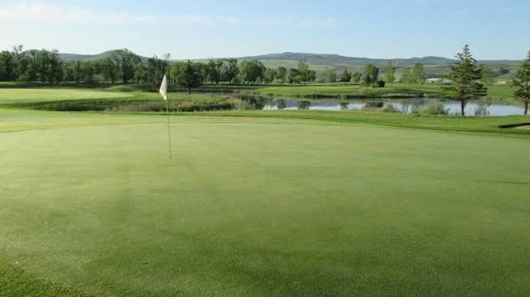 Fairways along the Yampa River at Yampa Valley Golf Course near Craig, Colorado