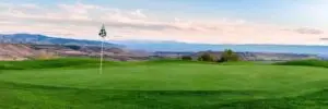 Cedaredge Golf Course, a public 18-hole golf course on the south side of the Grand Mesa in Cedaredge, Colorado
