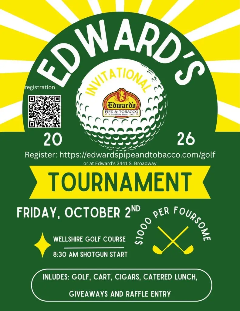 Edward's Invitational 2026 golf tournament flyer, Friday October 2 2026 at Wellshire Golf Course