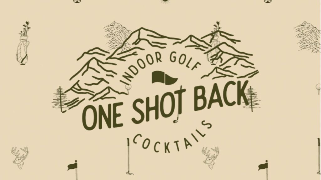 One Shot Back, indoor golf simulator and cocktail lounge in Denver, CO