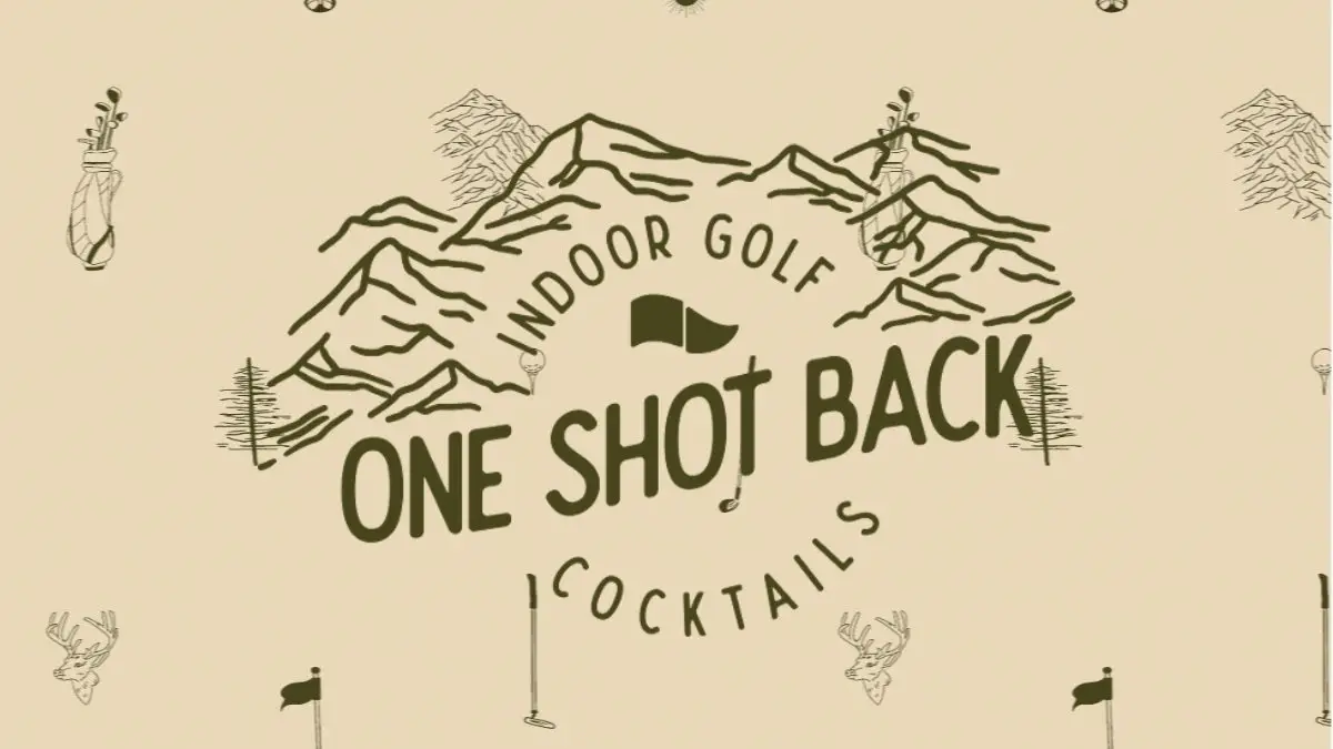One Shot Back — indoor golf simulator and cocktail lounge in Denver, CO