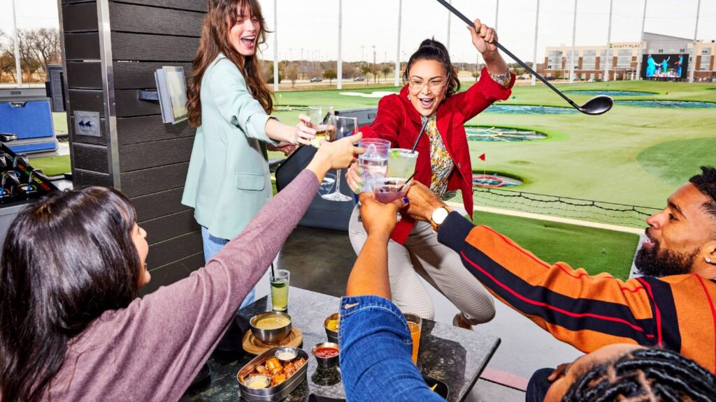 Hitting bays at Topgolf Denver Thornton, 16011 Grant Street, Thornton, Colorado