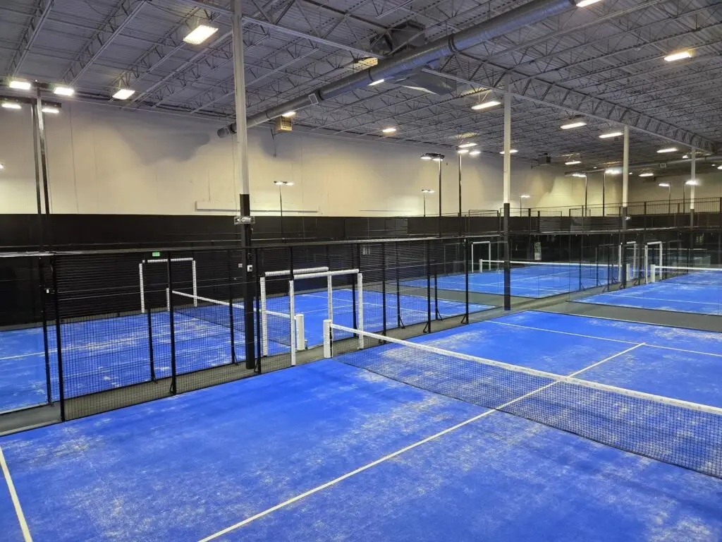 Racket Social Club padel courts in Englewood, Colorado
